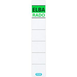 Produktbild für Rückenschilder Elba 100420946 rado, weiß