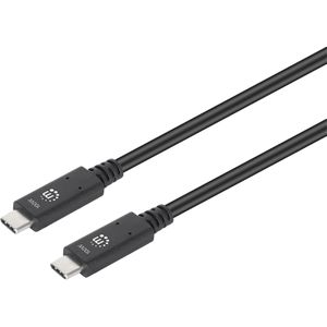 Produktbild für Ladekabel Manhattan 355223, schwarz, 1 m