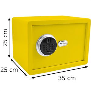 Produktbild für Tresor Olymp GOsafe 120FP, zitronengelb