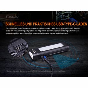 Produktbild für Taschenlampe Fenix WT16R, LED, aufladbar