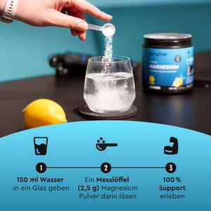 Produktbild für Magnesium gloryfeel Komplex, 600 g Pulver