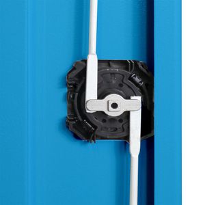 Produktbild für Magazinschrank ADB 42827, grau / blau