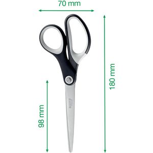 Produktbild für Büroschere Leitz Titanium, 54166095, mit Softgrip