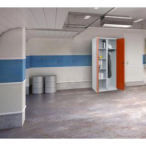 Produktbild für Mehrzweckschrank CP-Möbel Classic Plus, abschließbar, orange