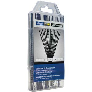 Dekupiersägeblätter Scheppach Universal-Set Holz, 60 Stück