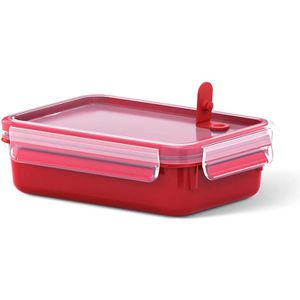 Mikrowellengeschirr Emsa Clip & Micro, rot, aus Kunststoff