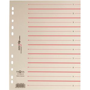 Trennblätter Pagna Easy Rip, mit Perforation, A4