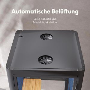 Produktbild für Telefonbox FlexiSpot M1, blau / grau