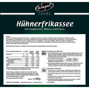 Produktbild für Fertiggericht Wingert-Foods Hühnerfrikassee