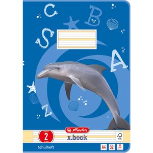 Produktbild für Schulheft Herlitz 10767267 x-book, für 2. Klasse, A4