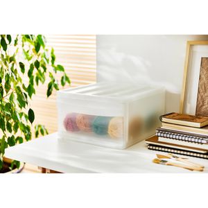Produktbild für Schubladenbox Rotho 1114200096, Systemix L, A4