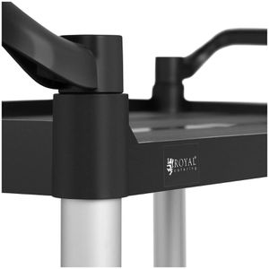 Produktbild für Servierwagen Royal-Catering schwarz, Aluminium / Kunststoff