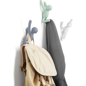 Produktbild für Garderobenhaken Umbra Buddy, 318165-370, blau, grün, weiß