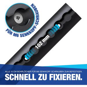 Produktbild für Airlineschiene NTG Standard, Set, zum Schrauben, 2 Stück