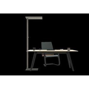 Produktbild für Stehlampe Dotlux Assist, LED, silber, 197 cm