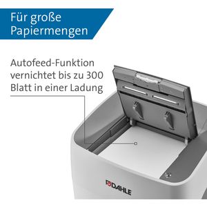 Produktbild für Aktenvernichter Dahle ShredMATIC 300, 35314, mit Rollen
