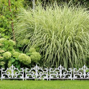 Produktbild für Rasenkante Relaxdays 10028980, weiß, UV-beständig