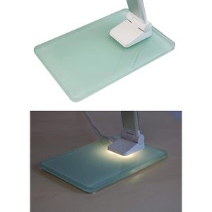 Produktbild für Schreibtischlampe Unilux Popy, silber, LED, dimmbar