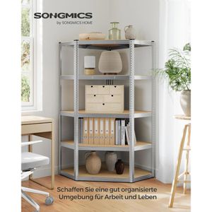 Produktbild für Schwerlastregal Songmics 5 Holzböden