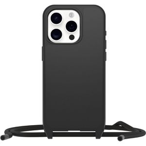 Handyhülle Otterbox React Necklace, MagSafe, schwarz