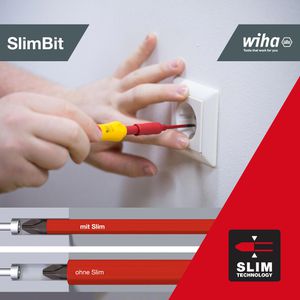 Produktbild für Schraubendreher Wiha Bit Set slimVario, 41231, Set