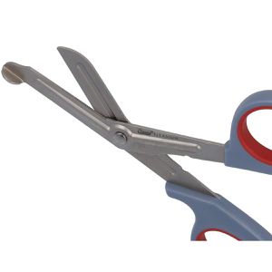 Produktbild für Verbandschere Clauss Titanium silber/grau/rot 18cm