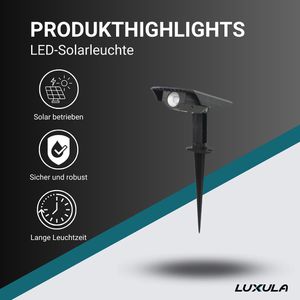 Produktbild für Gartenstrahler Luxula LXSO700110, mit 3W LED