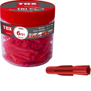 Dübel Tox 010260041, Allzweckdübel Tri 6/51