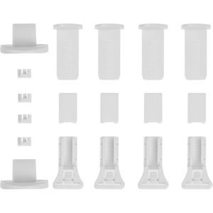 Klemmträger Lichtblick Klemmfix, weiß, 4 Stück