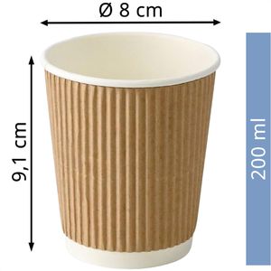 Produktbild für Trinkbecher Biozoyg DHD04923, braun