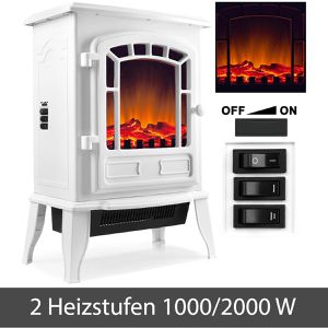 Produktbild für Heizlüfter Monzana 103240, weiß, mit 2 Stufen bis 2000 Watt