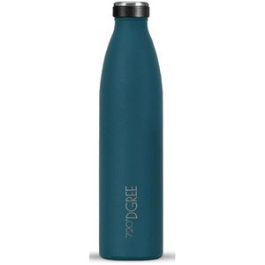 720DGREE Thermosflasche milkyBottle, Edelstahl, Isolierflasche, Smaragd Green / türkis, 1 l