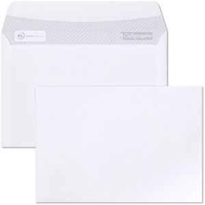 Produktbild für Briefumschläge Clairefontaine 5666C, C6, weiß