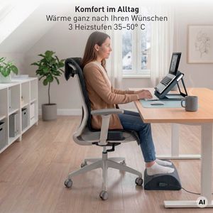 Produktbild für Fußstütze Leitz iComfi, Fußwippe, beheizbar