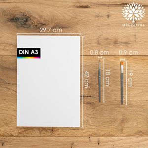 Produktbild für Aquarellpapier OfficeTree 1744, Block, A3