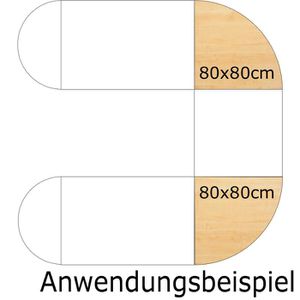 Produktbild für Tischplatte Hammerbacher KP91