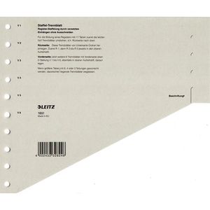 Staffeltrennblätter