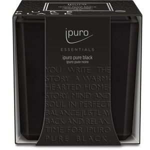 ipuro Duftkerzen Essentials pure black, im Glas, 125g