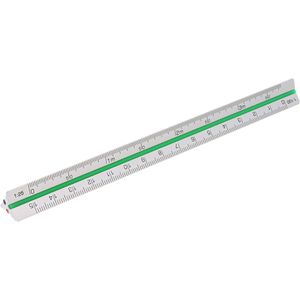 Produktbild für Dreikantmaßstab Rumold 195/1/15 Aluminium, 15cm