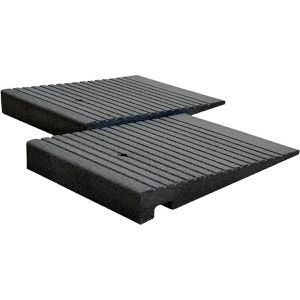 Produktbild für Bordsteinrampe bepco RPS02545, aus Gummigranulat