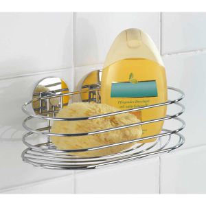 Produktbild für Duschablage Wenko Turbo-Loc Wandablage, verchromt