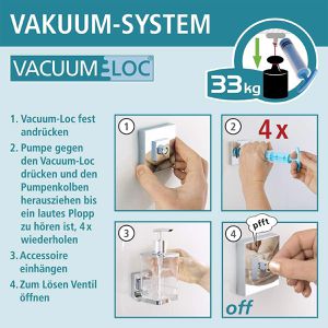 Produktbild für Seifenspender Wenko Quadro Vacuum-Loc, 22683100