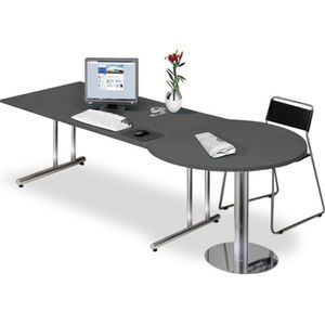 Produktbild für Anbautisch Kerkmann Artline, 7657, anthrazit