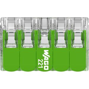Produktbild für Verbindungsklemme Wago Compact Green Range, 221-430, 10 Leiter