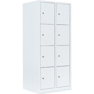 Schließfachschrank Lüllmann 523427, weiß