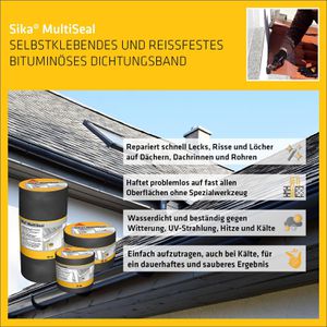 Produktbild für Bitumenband Sika MultiSeal, grau