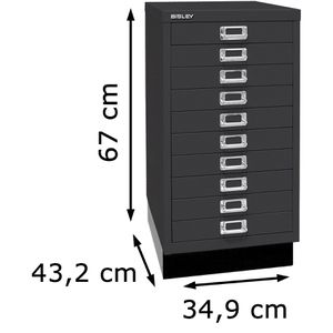 Produktbild für Schubladenschrank Bisley MultiDrawer, aus Metall