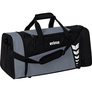 Erima Sporttasche Six Wings S, grau, 28 Liter, 49cm, mit Nassfach und Rucksackfunktion