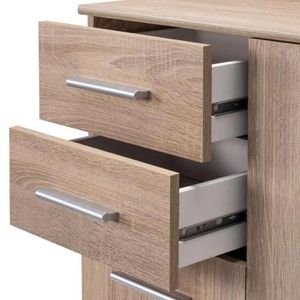 Produktbild für Sideboard CASARIA 106618, aus Holz, eiche