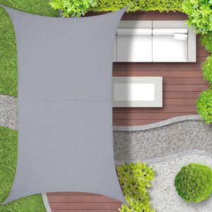 Produktbild für Sonnensegel Relaxdays hellgrau, rechteckig